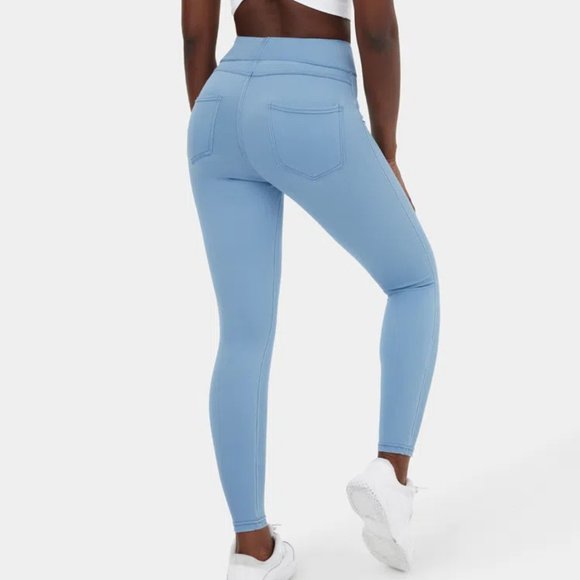 HALARA Denim - HALARA High Waisted Denim Knit Leggings XL